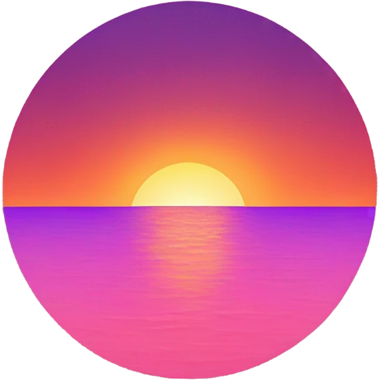 pretty sunset emoji