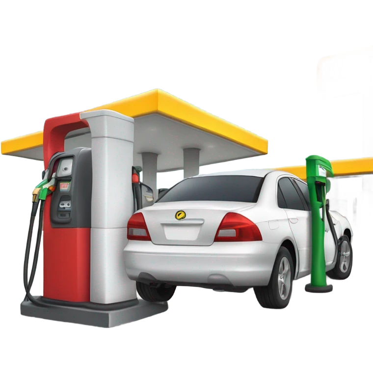 filling my car with gas emoji