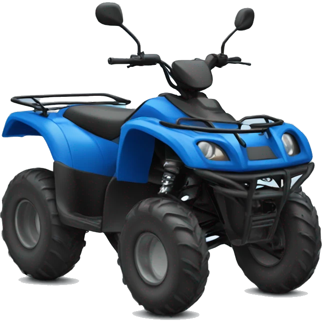 Realistic blue motor outdoor atv  emoji