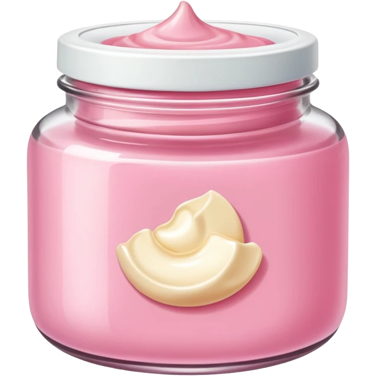 pink cream skincare emoji