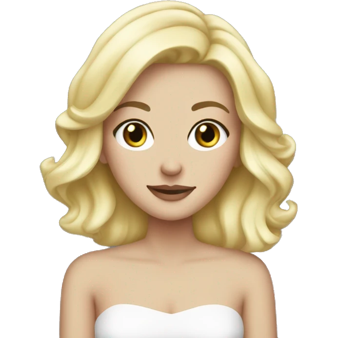 white girl blonde christmas  emoji