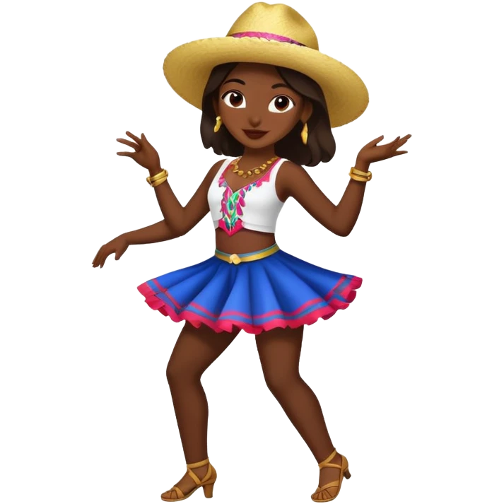 panamenian girl dancing emoji