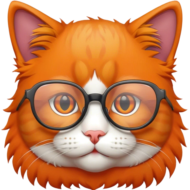 gato con lentes  emoji