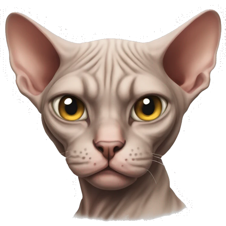 Angry Sphynx-cat  emoji