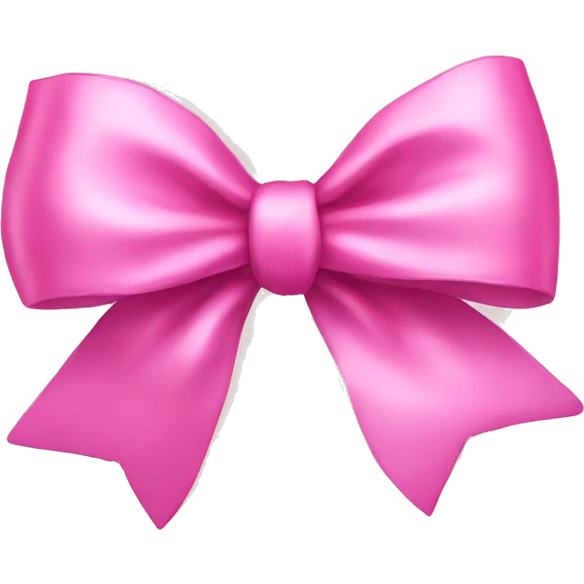 Pink bow emoji