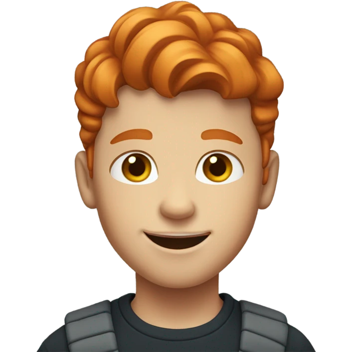 ginger american boy emoji