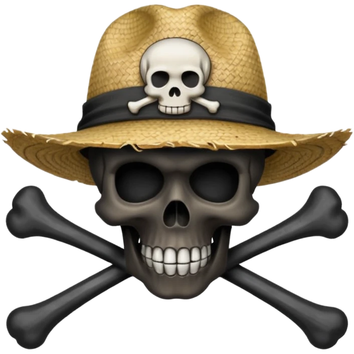can u put the flag of the straw hats crew from one piece emoji