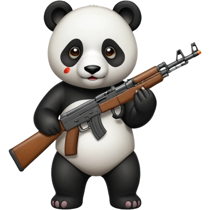 PANDA WITH AK47 emoji