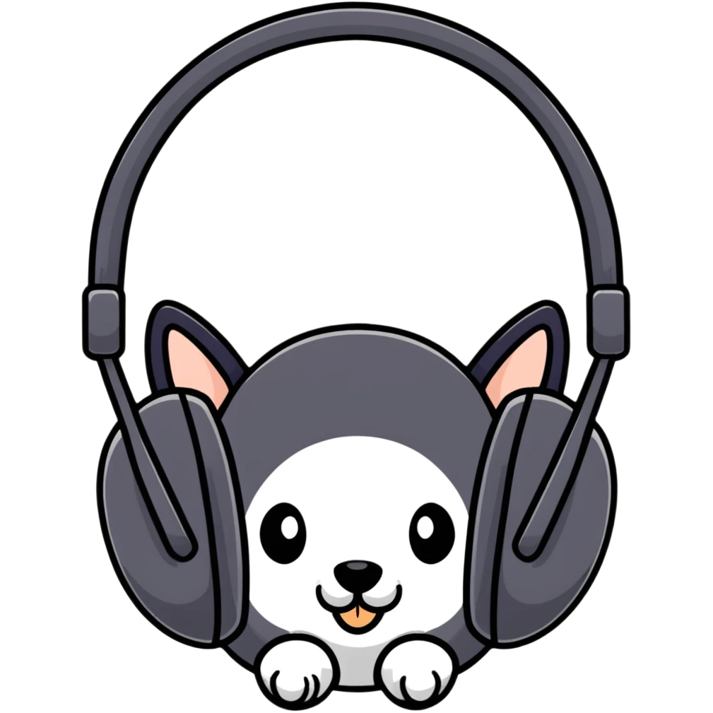 white winter ear muffs, cozy and fluffy emoji