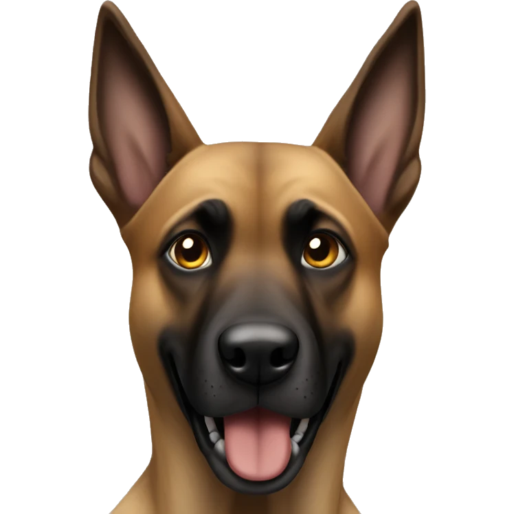 Malinois mad at samojeed emoji