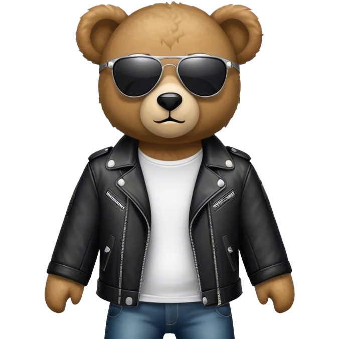  teddy on a rock concert  emoji