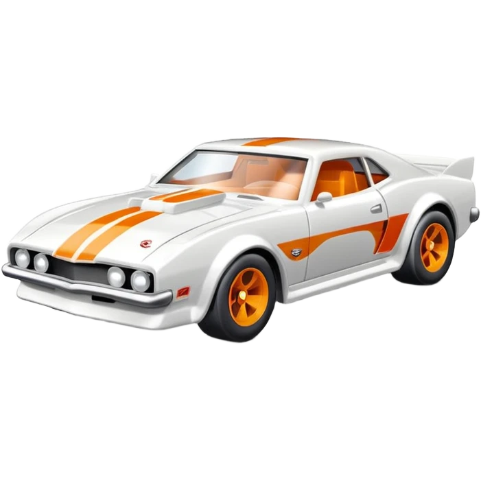 Машинка HotWheels белого цвета в классической упаковке HotWheels. emoji