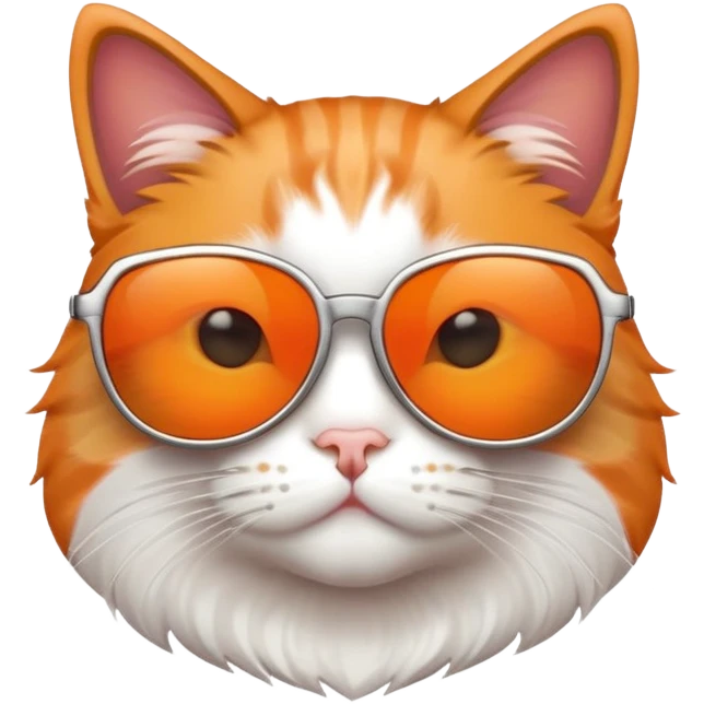 Cat wearing sunglasses emoji