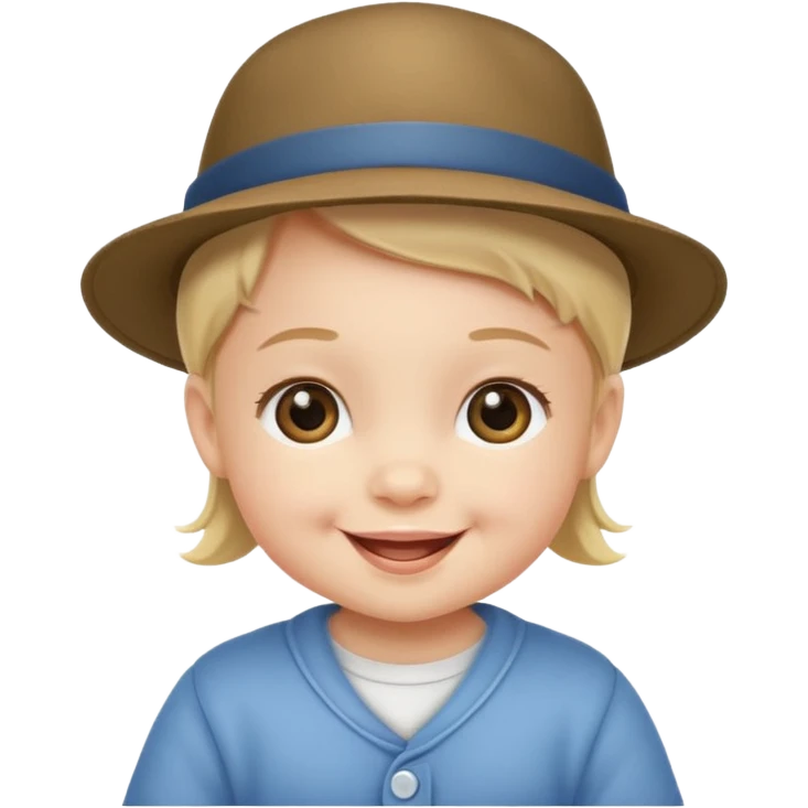 baby with hat emoji