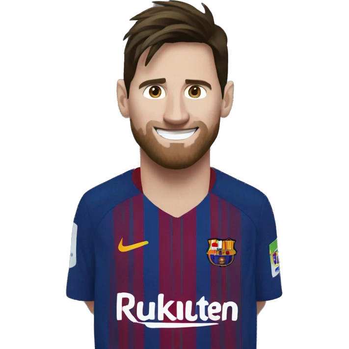  Make messi as emoji emoji