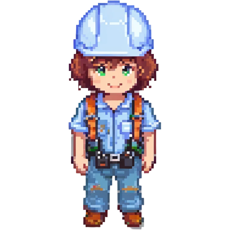 student in construction helmet emoji