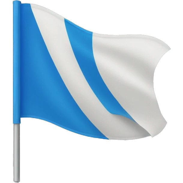 blue flag emoji