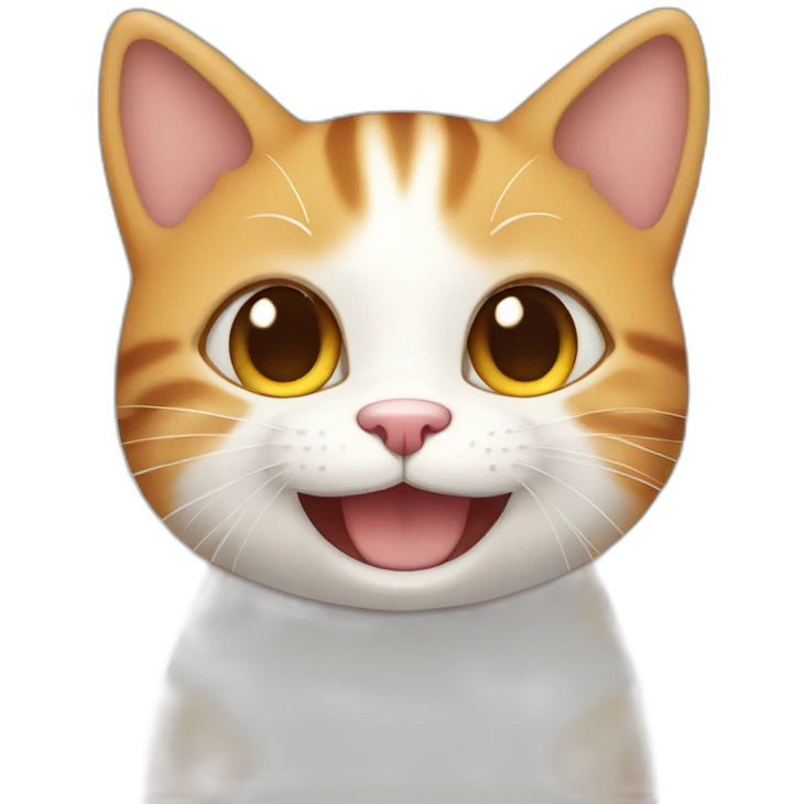 cute cat smile emoji