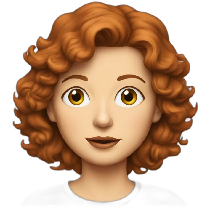 young susan sarandon cartoon wearing tee emoji