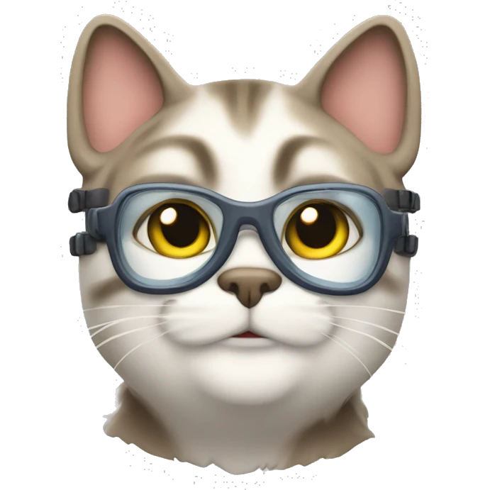 cat skiing  emoji