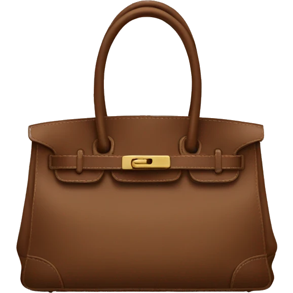 Brown birkin emoji