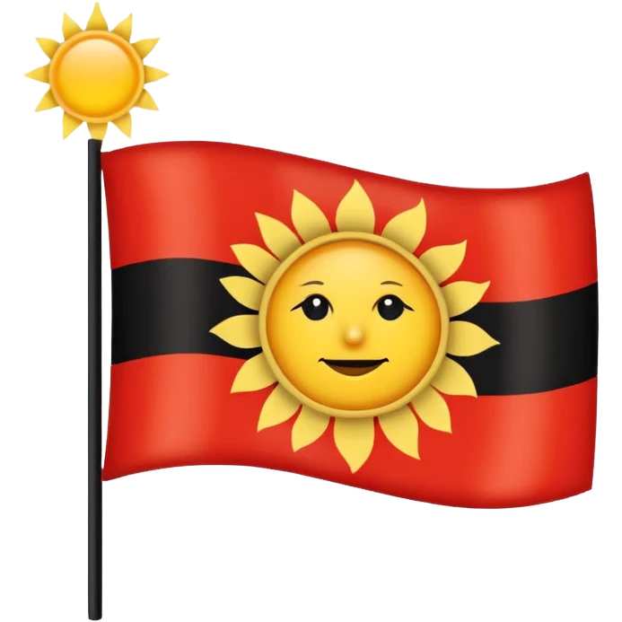 aboriginal flag emoji