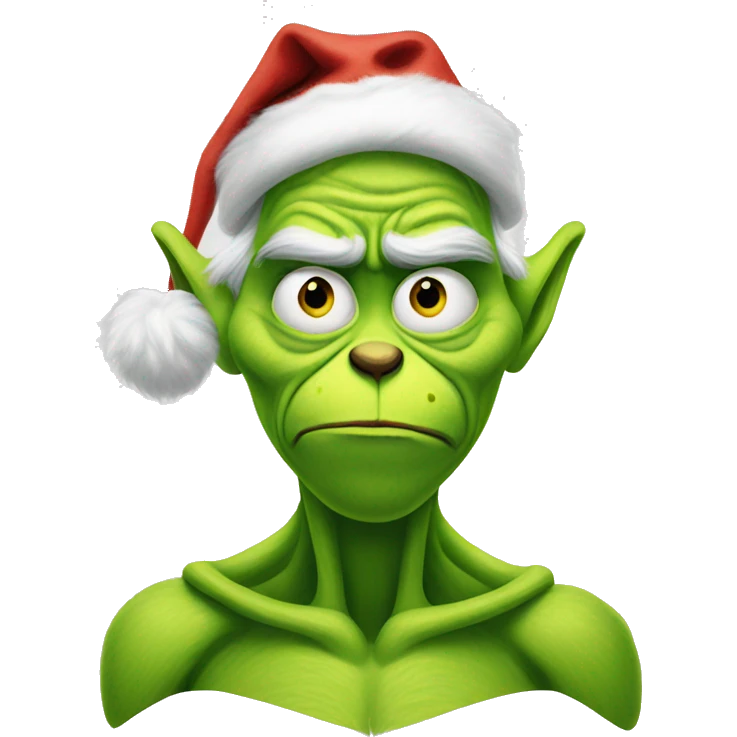 grinch with knee surgery  emoji