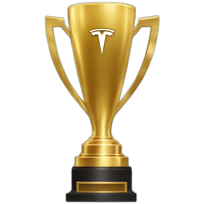 tesla gold trophy emoji