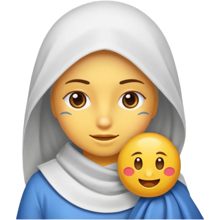 Девушка с большим животом emoji