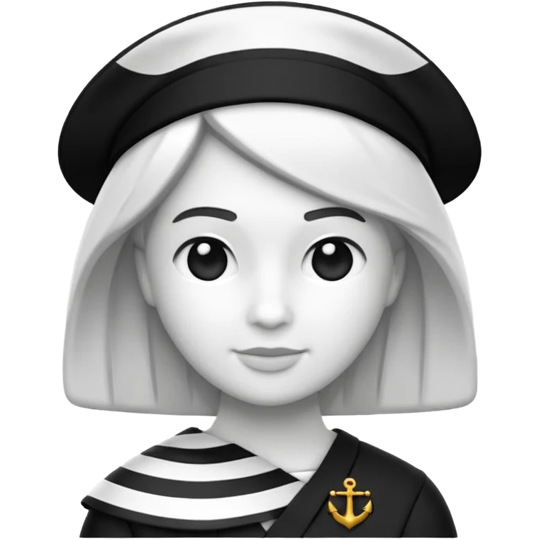 Emoji hermine du drapeau breton. Ne modifie par le design, je veux juste l'hermine en noir emoji