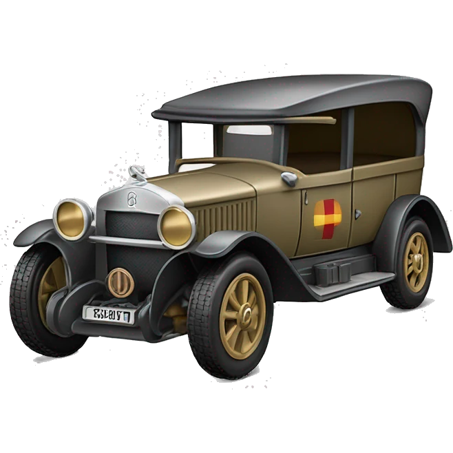  1931 hot wheels WW1 Mercedes German General’s Staff Car emoji