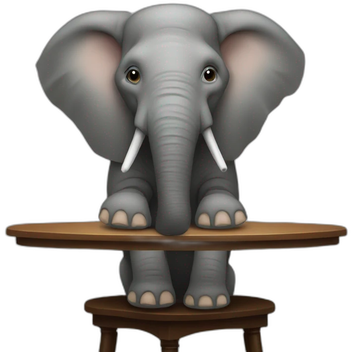 elephant seat at the table emoji