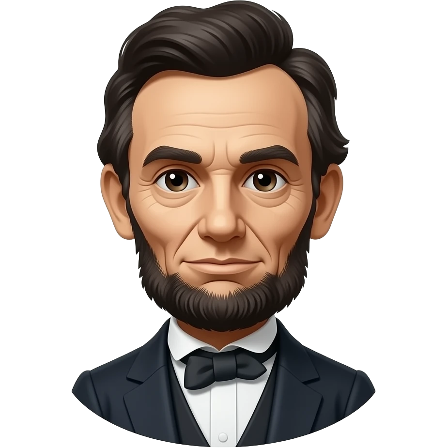 Midget Abraham Lincoln emoji