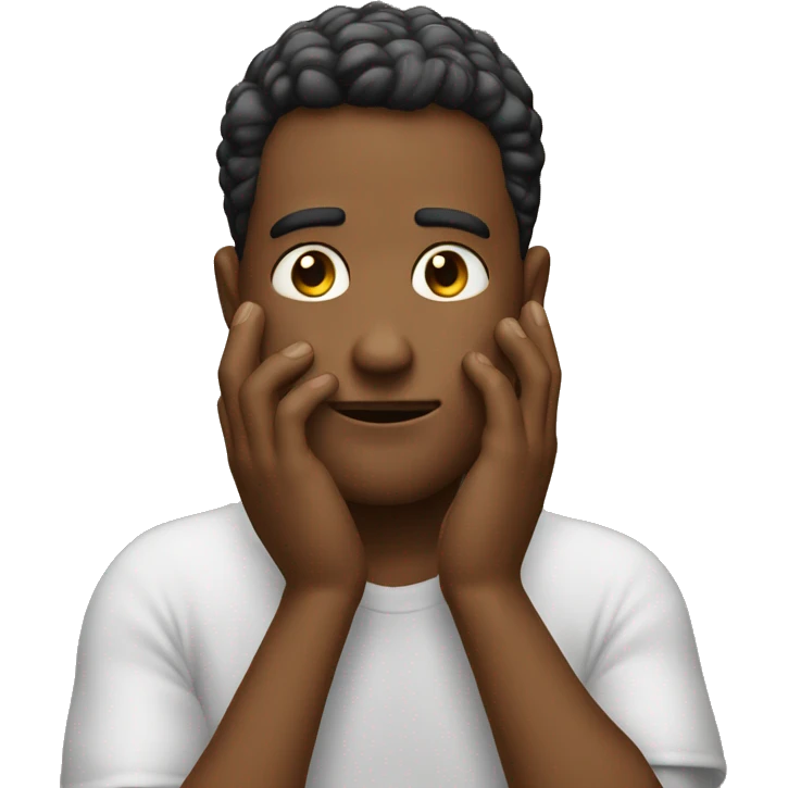 Emoji with hand on face who thinks “oh dear god” emoji