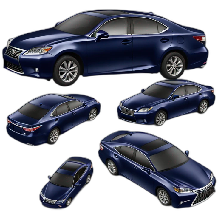 Lexus es350 2007 navy blue emoji