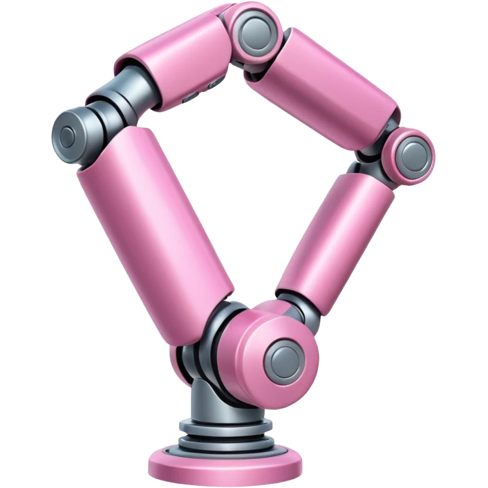 pink robotic cybernatic arm emoji