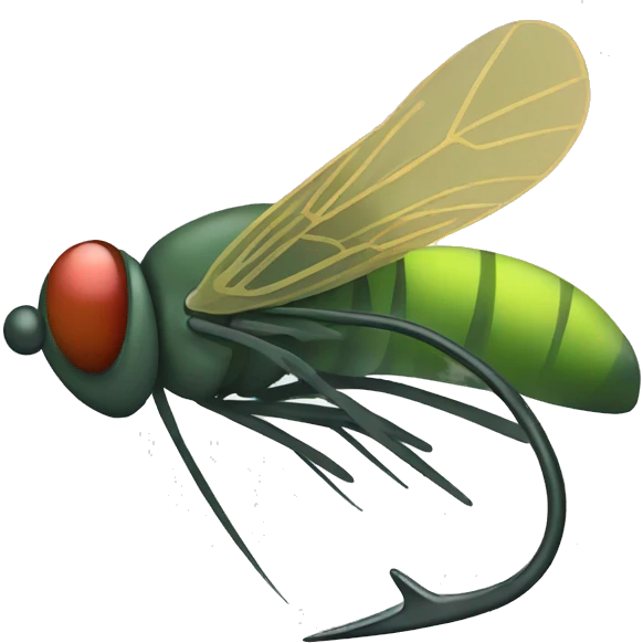 fly fisher emoji