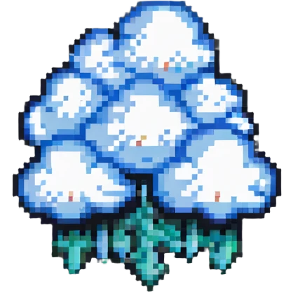 A simple cloud emoji
