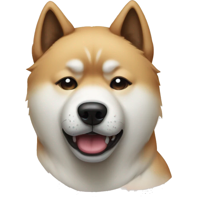 akita inu crying emoji