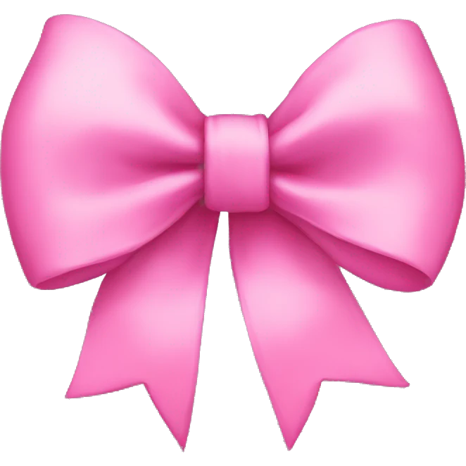 pink bow  emoji