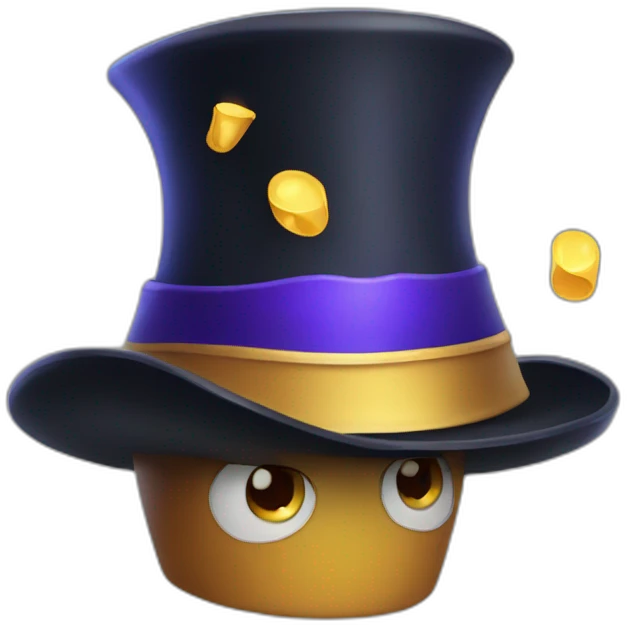A magicians hat emoji