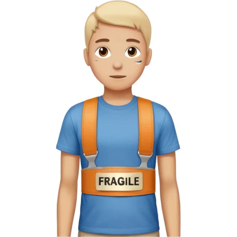Apartment Mover, Fragile-Label Runner + tape belt. emoji