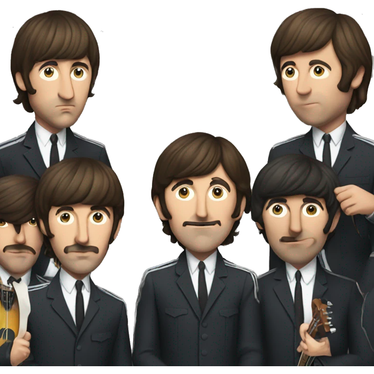 The Beatles Playing Games emoji