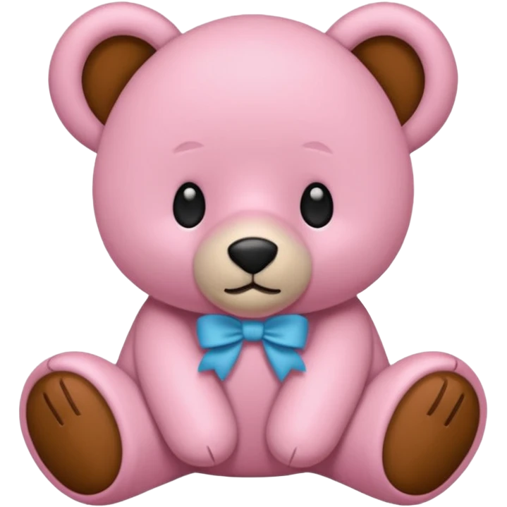 Orsacchiotto con fiocco rosa emoji