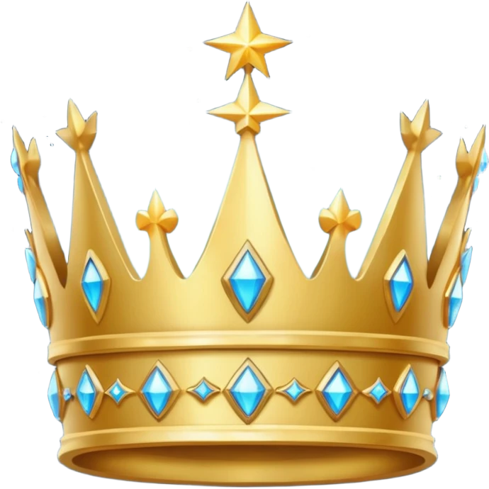 galaxy crown without a face emoji