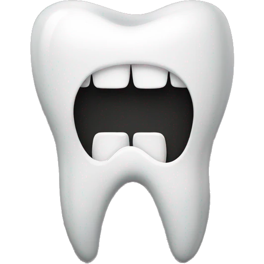 a tooth wear a brace emoji