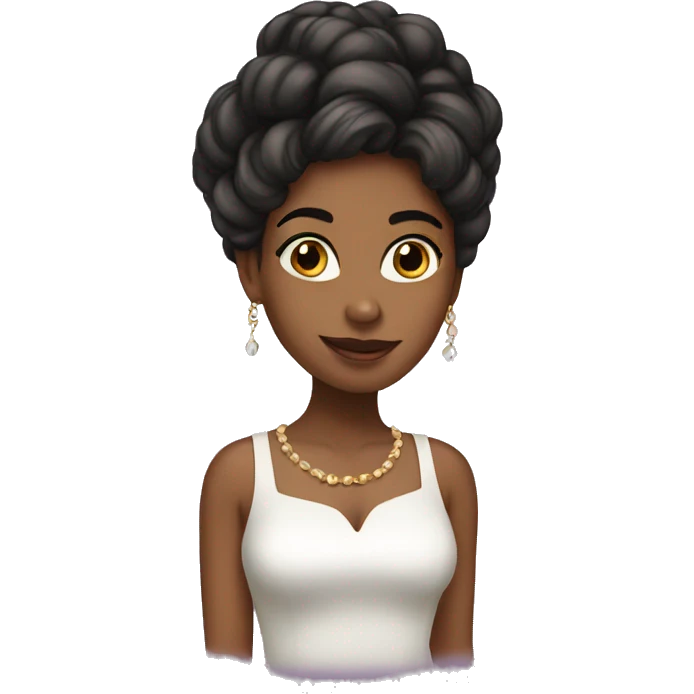 Coquette girl emoji
