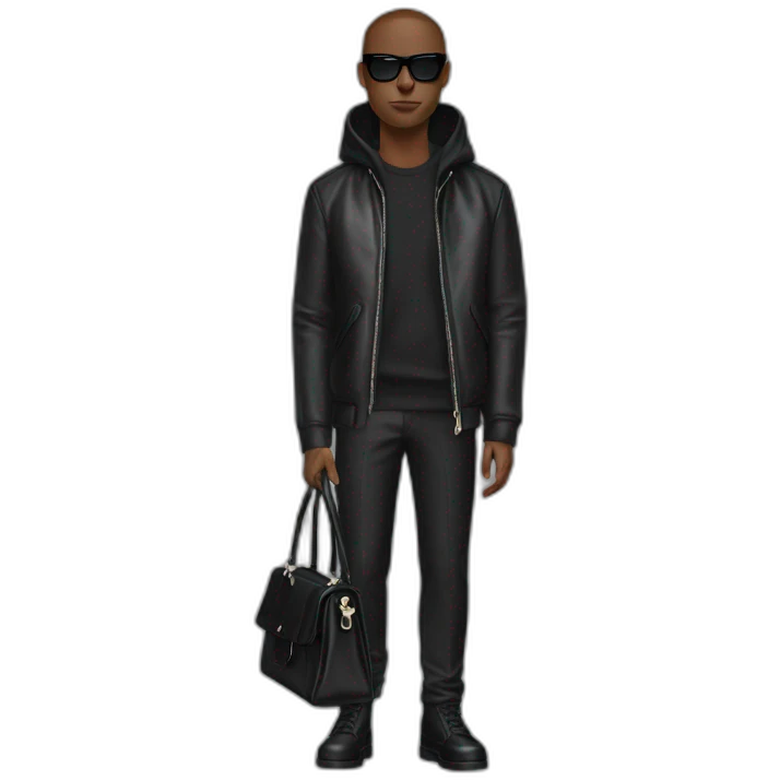 man in Balenciaga emoji