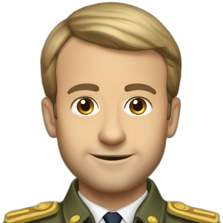 Emmanuel Macron scouts emoji