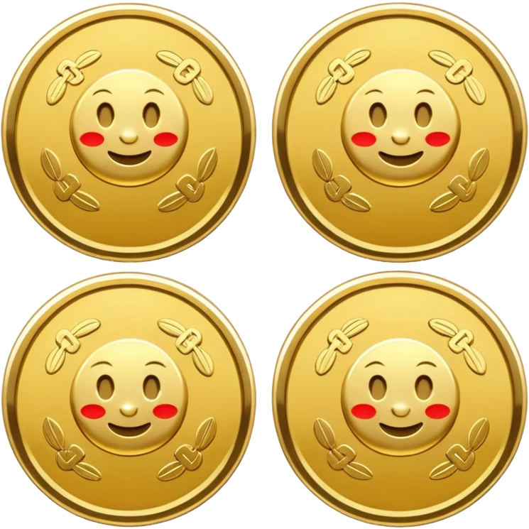 coins, chinese emoji